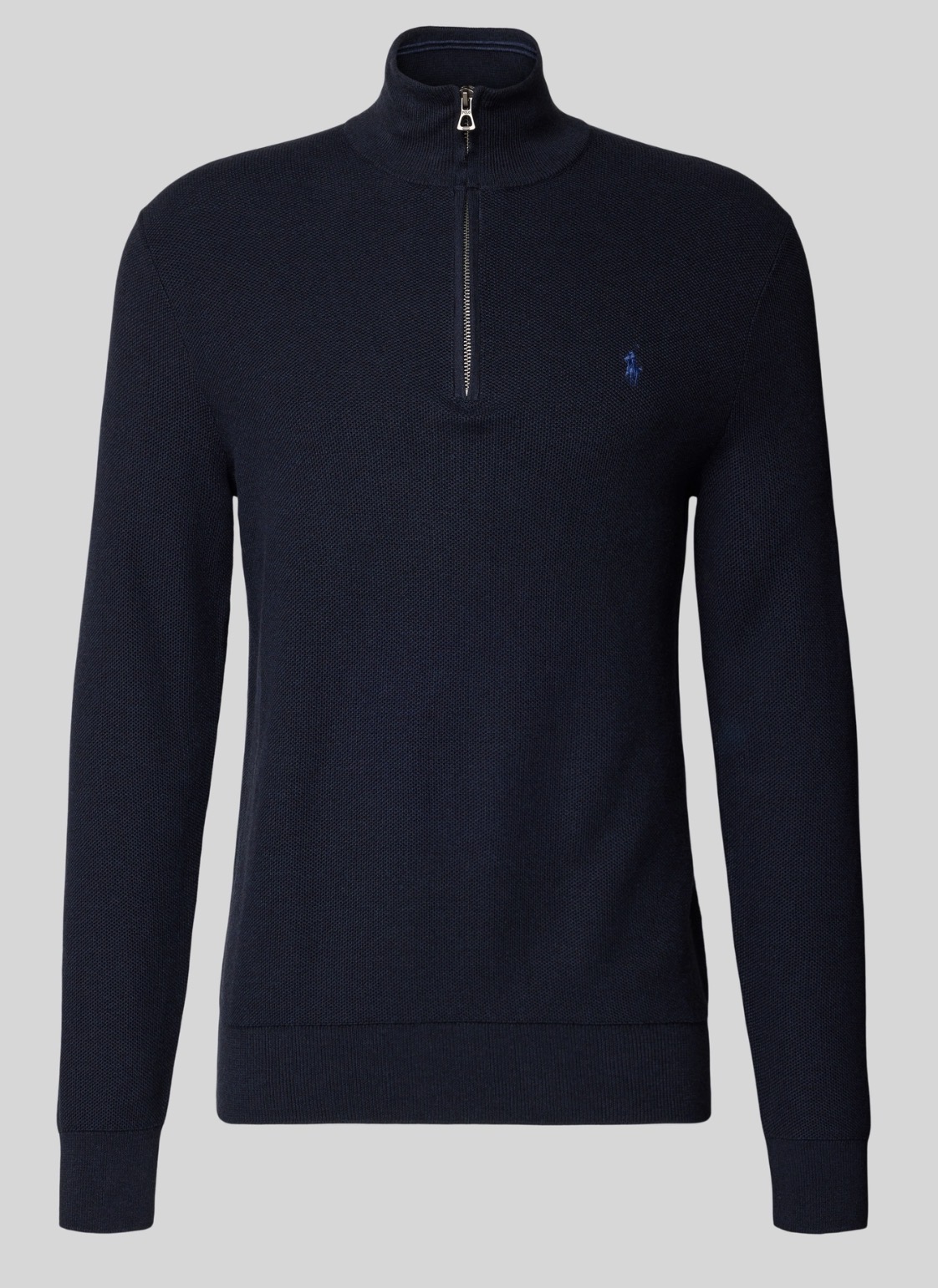 Ralph Lauren — quarterzip sweater navy — maat S