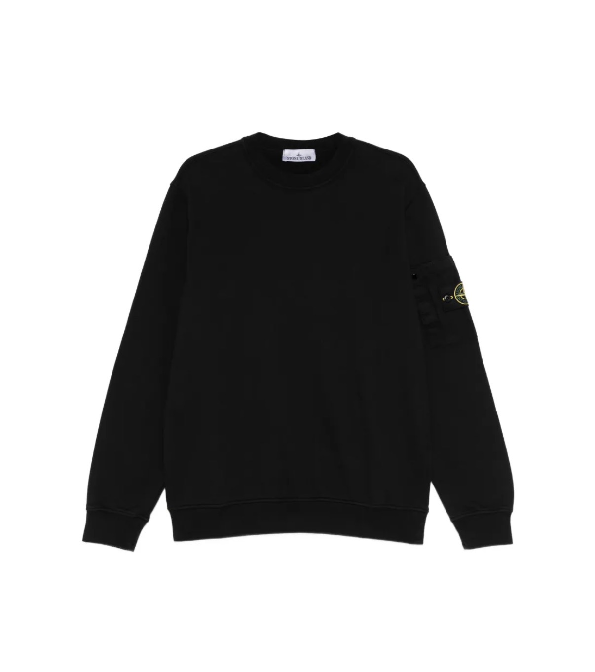 Stone Island — sweater zwart — maat L